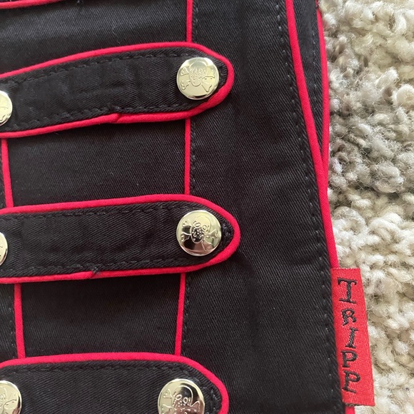 Tripp NYC | Cyber Y2K gothic grunge red band bag - Picture 6 of 10